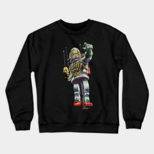 Vintage Rosko Toys Battery Astronaut Crewneck Sweatshirt